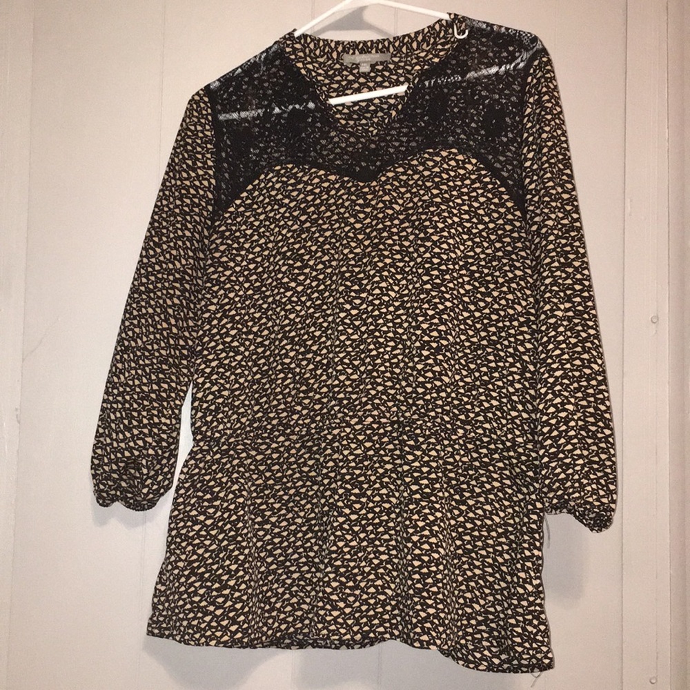 NY Collection Petite Pleplum Top